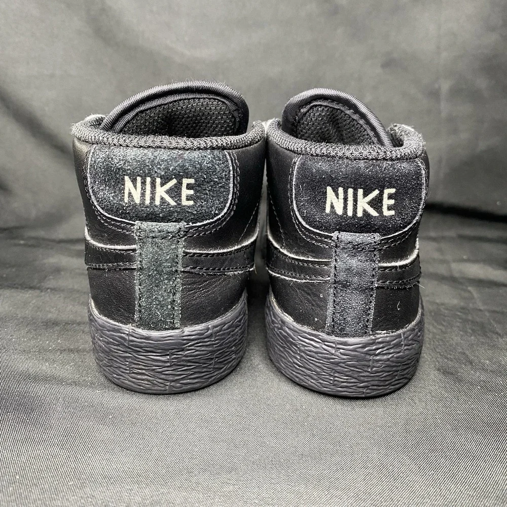 Nike Blazer Mid TD 375492-001 Triple Black Toddler Size 7C EUR 23.5